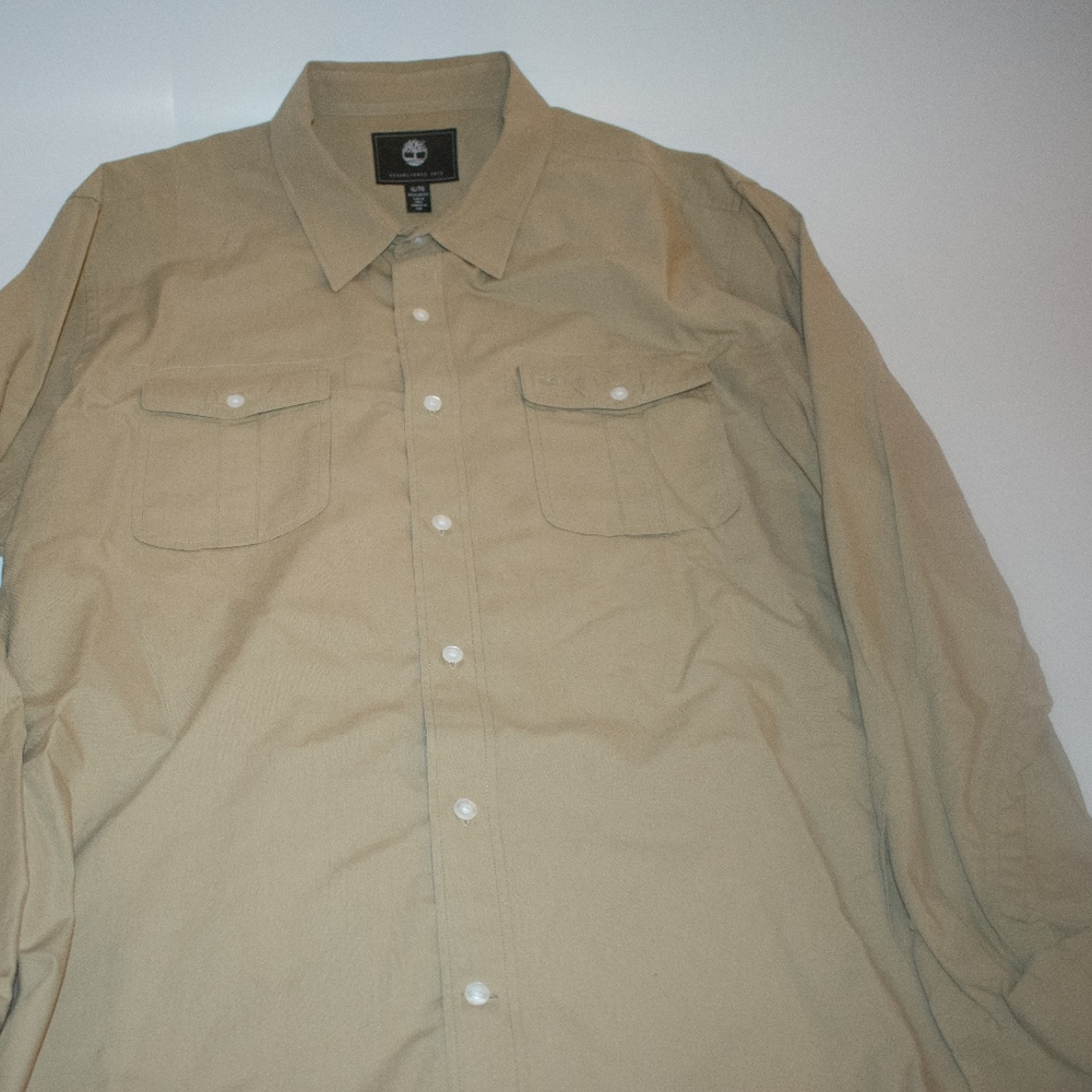Timberland Earthkeepers Tan Button Down